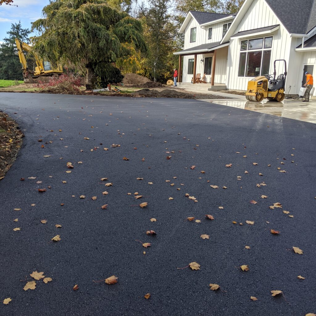 Salem Oregon Asphalt Paving in the Fall