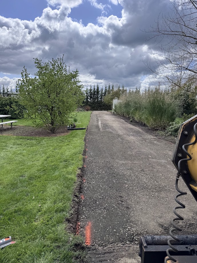 We did a little asphalt paving in Independence, Oregon at Green Villa Events. Its a wedding / event venue. This place is beautiful.