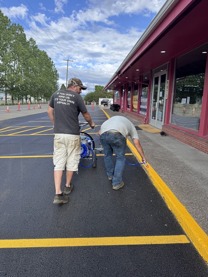 Ag West Supply - Asphalt Paving Rickreall, Oregon  Asphalt Replacement and Striping